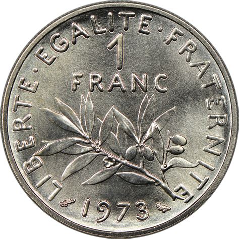 Rare 1960 1 Franc Franc French Coins Collectibles Art And Collectibles