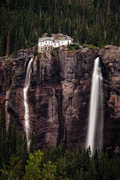 Bridal Veil Falls In Telluride Colorado Washington Waterfalls
