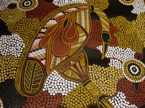 Dinawan Emu Bu Australian Aboriginal Artist S Hooper By