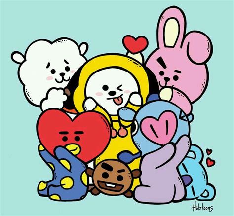 Pin By Miniminmochi On Consejos De Dibujo Bt21 Fanart Bt21