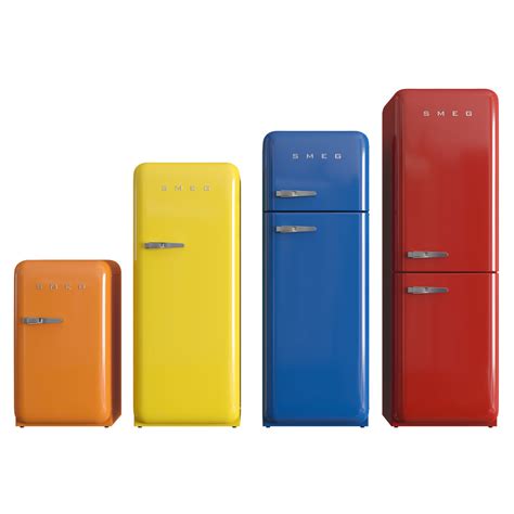 Smeg Refrigerators 01 3d Model Cgtrader