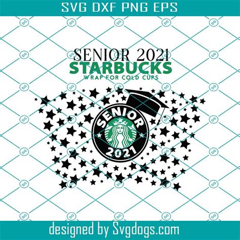 Scrapbooking Graduation Starbucks Svg Digital Download Senior 2022