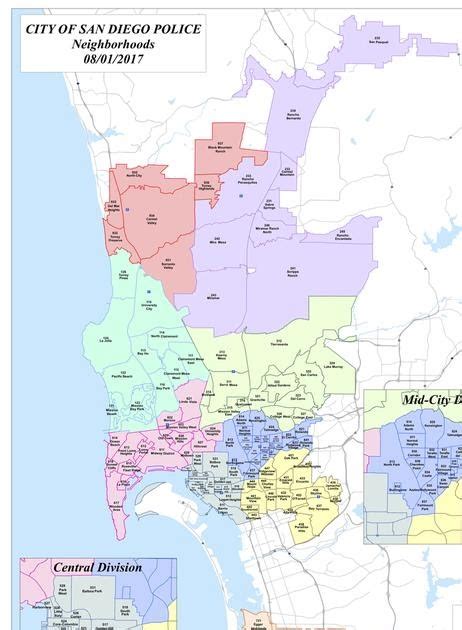 Map Of San Diego Neighborhoods Maps For You