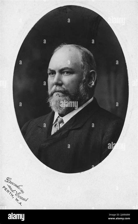 Australian Politician John Forrest Ca 1900s Stock Photo Alamy