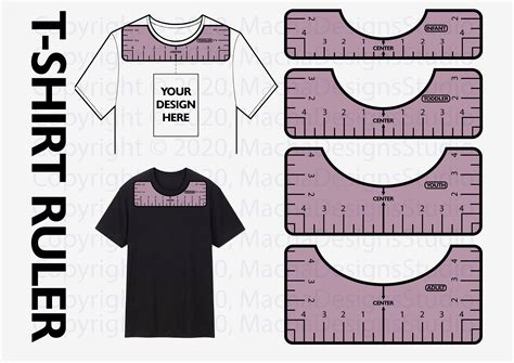 T-shirt Alignment Tool SVG T-shirt Ruler SVG T-shirt - Etsy UK