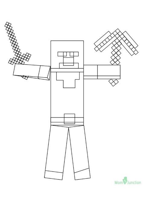 Herobrine O 16 Colouring Pages Coloring Sheets Coloring Pages For