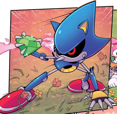 Metal Sonic Is A Character That Appears In The Sonic The Hedgehog Comic