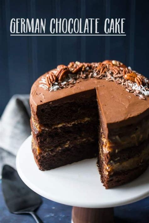 Delicious layers of moist german chocolate cake, in divine harmony with a luscious coconut pecan filling then coated in a glorious chocolate frosting. German Chocolate Cake - Baking A Moment | Chocolate cake ...