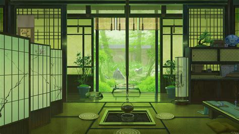 Interior Japan Art Window View 4k Hd Wallpaper