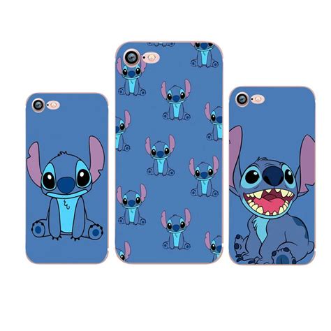 Cute Stitch Phone Case For Iphone 7 Capa Cover Coque For Iphone X 7