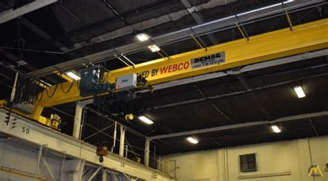 Demag 5 Ton Overhead Crane For Sale Auction Hoists And Material