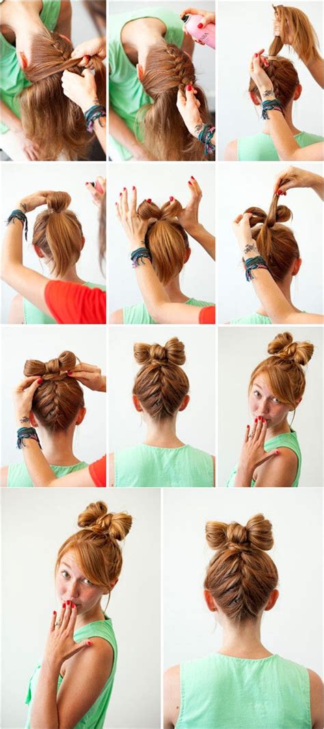 10 Bow Hairstyles With Tutorials And Imges