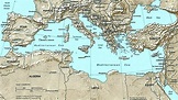 Printable Map Of The Mediterranean Sea Area - Printable Maps