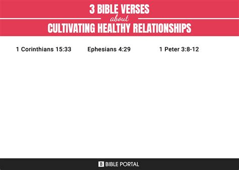 3 Bible Verses About Cultivating Healthy Relationships