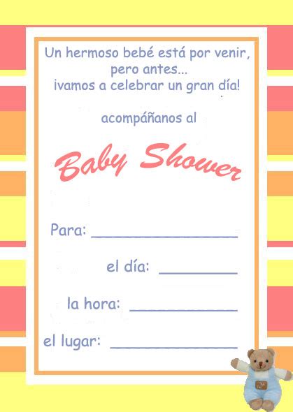 Invitaciones De Baby Shower Para Imprimir En Pdf 2021