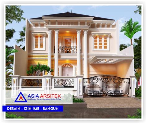 46 Contoh Desain Model Atap Rumah 2 Lantai Klasik Modern Terpopuler