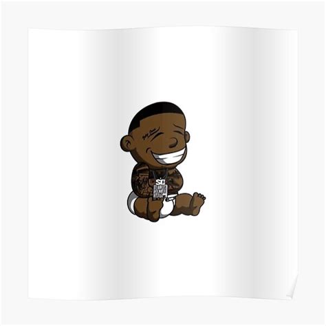 Dababy Cartoon Poster By Blessjoely Redbubble