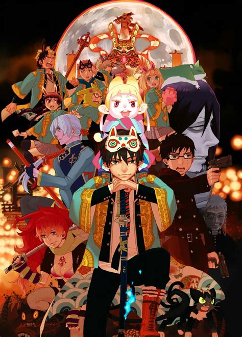 While preparing for a true cross academy festival, twins rin and yukio are sent to exorcise a phantom train and encounter a mysterious boy. Blue Exorcist | Blue exorcist anime, Blue exorcist movie ...