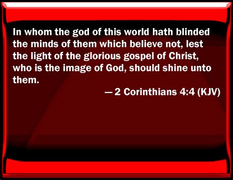 2 Corinthians 4 4 Nkjv