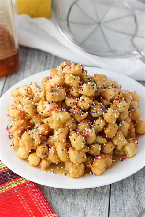 See more ideas about struffoli recipe, food, recipes. Struffoli are fried dough balls that are covered in honey ...