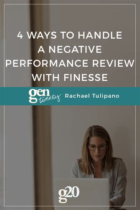 4 Ways To Handle A Negative Performance Review Gentwenty