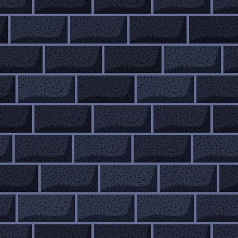 Premium Vector Seamless Dark Blue Brick Wall