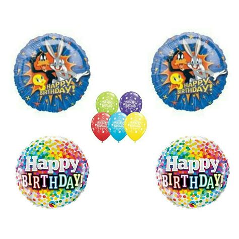 Looney Tunes Happy Birthday Party Balloons Decoration Supplies Bugs