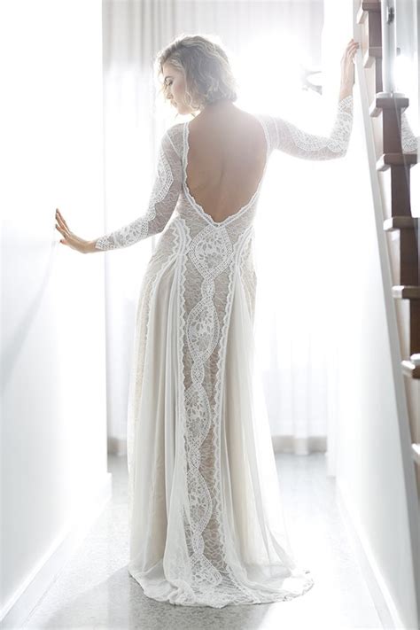 The Best Nude Lace Wedding Dress Inspiration Hey Wedding Lady