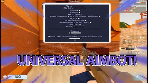 ROBLOX UNIVERSAL AIMBOT ARESNAL PHANTOM FORCES MORE YouTube