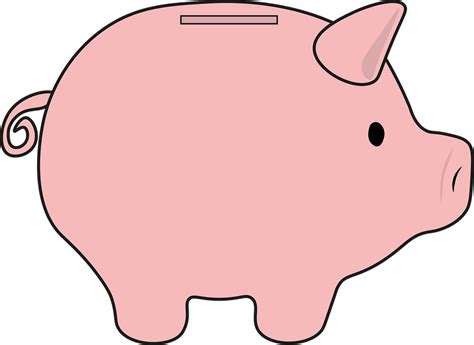 Download Piggy Bank Saving Money Royalty Free Vector Graphic Pixabay