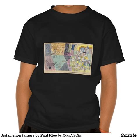 Asian Entertainers By Paul Klee T Shirt Custom Design