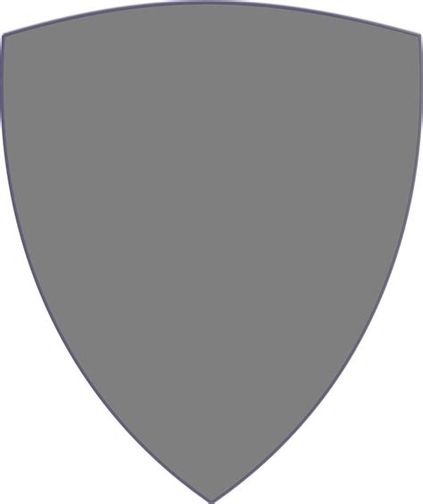 Shield Grey Plain · Free vector graphic on Pixabay