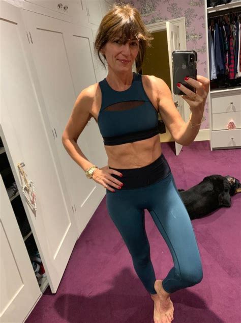 Davina Mccall Shows Off Her Impressive Abs As She Celebrates Her St