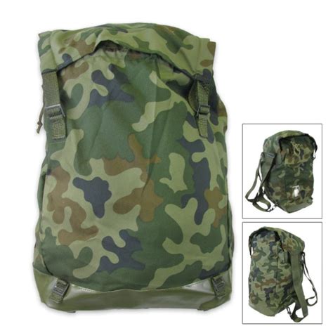 Military Surplus Polish Woodland Camo Rucksack