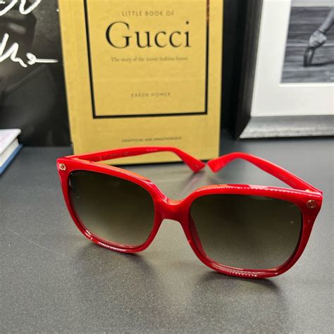 red gucci sunglasses gem