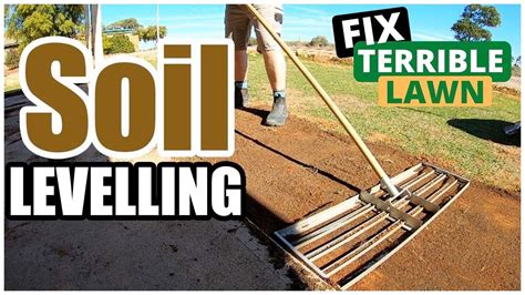 Levelling Soil For Roll Out Turf Sod Fix A Terrible Lawn Part 14