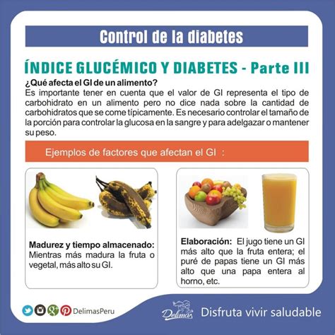 Nutrición Para Diabéticos Cómo Funciona El índice Glucémico Blog