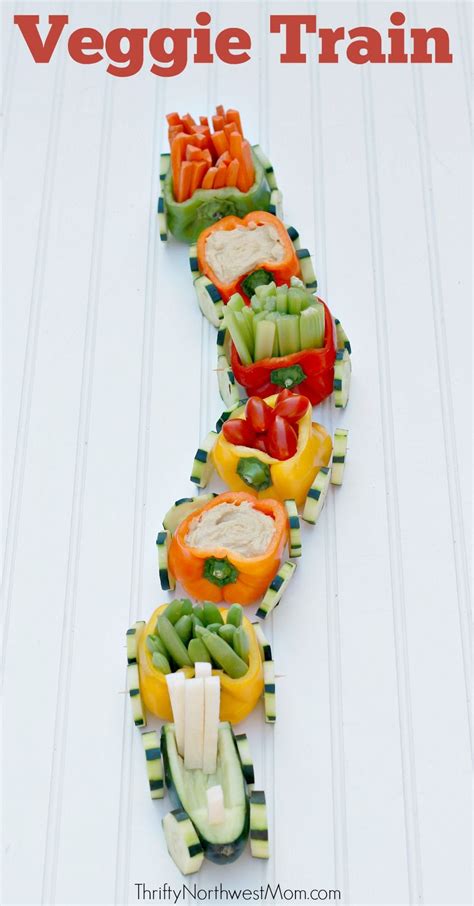 If you would like to display a featured button on your site, you can get one. Veggie Train with Hummus Dip - Kid-Friendly Appetizer for ...