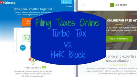 Turbotax not free has pages on facebook and instagram where we love to engage with the audience. TurboTax vs H&R Block | Review! - YouTube