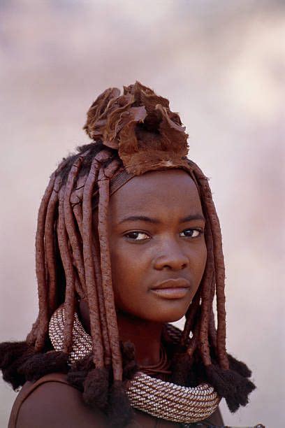 Africa Namibia Himba Girl Weltkulturen Urmenschen Gesicht