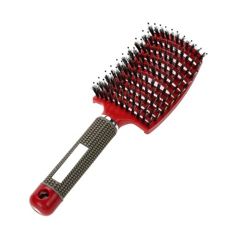 Hair Comb Scalp Massage Comb Hairbrush Bristleandnylon Women Wet Curly Detangle Hair Brush For