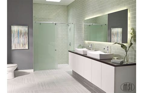 Arctic Ice Glass Subway Tile Is Clean And Elegant Sparkling With