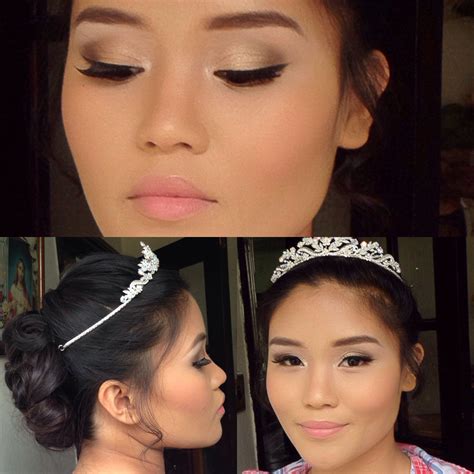 wedding hair and makeup i did for filipino beauty bridal makeup bridal makeup looks asian