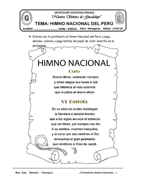 Tema De Himno By Katy Hormiguita Issuu