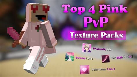 Best Pink Pvp Texture Packs Minecraft 189 Youtube