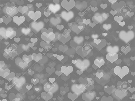 Free Download Abstract Grey Background With Hearts Stock Photo Picture