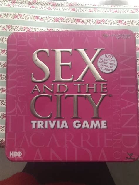 Sex And The City Trivia Game 2004 New Ebay
