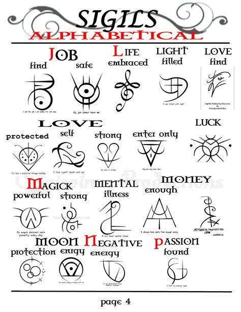 sigils wiccan symbols sigil magic symbols and meanings