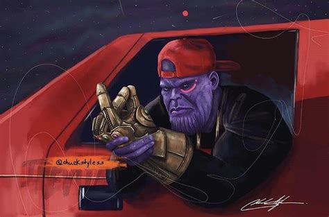 Multiverse Crossover Thanos In The Hood Rthanosdidnothingwrong