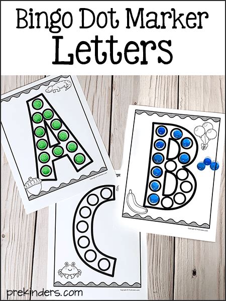 Alphabet Printables For Pre K Preschool Kindergarten